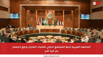 الجامعة العربية تدعو المجتمع الدولي للتحرك العاجل ورفع الحصار عن غزة الآن